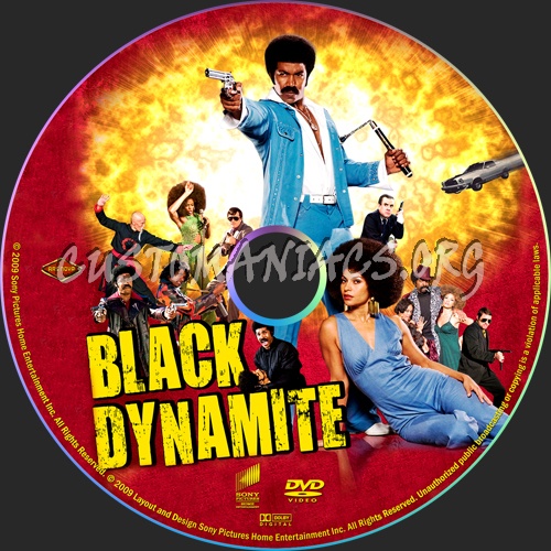 Black Dynamite dvd label