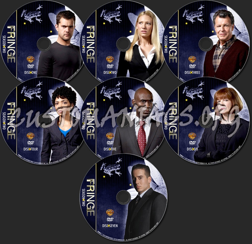 Fringe Season 2 - TV Collection dvd label