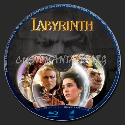 Labyrinth blu-ray label