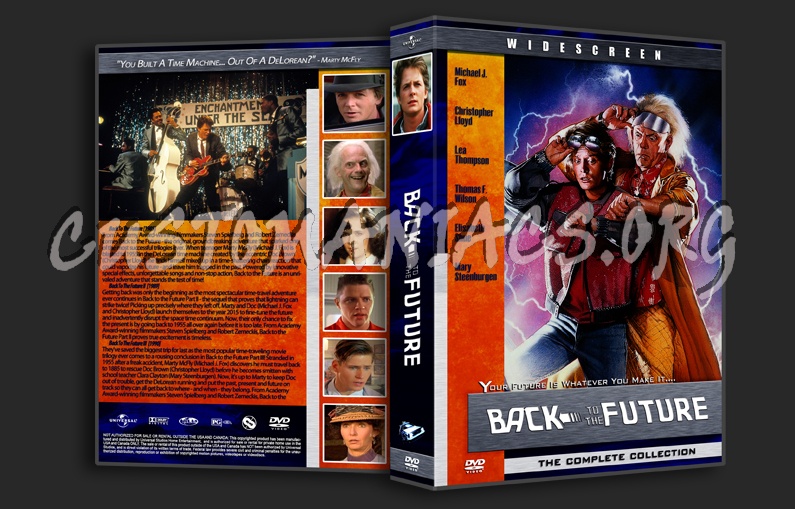 Back to the Future Spacesaver Collection dvd cover