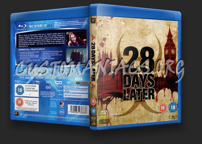 28 Days Later blu-ray cover