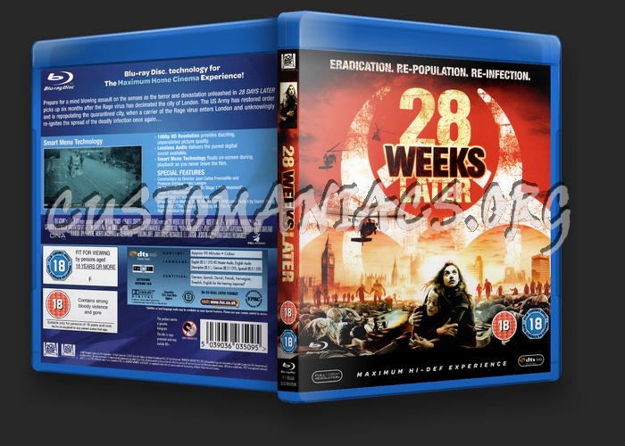 28 Weeks Later blu-ray cover