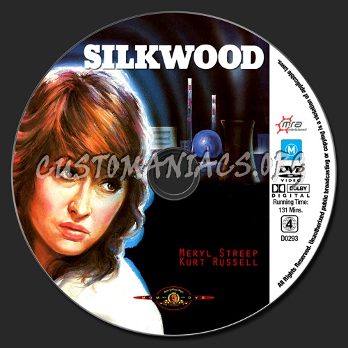 Silkwood dvd label