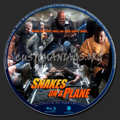 Snakes On A Plane blu-ray label