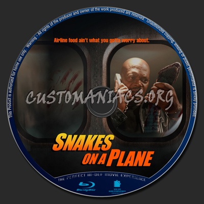 Snakes On A Plane blu-ray label