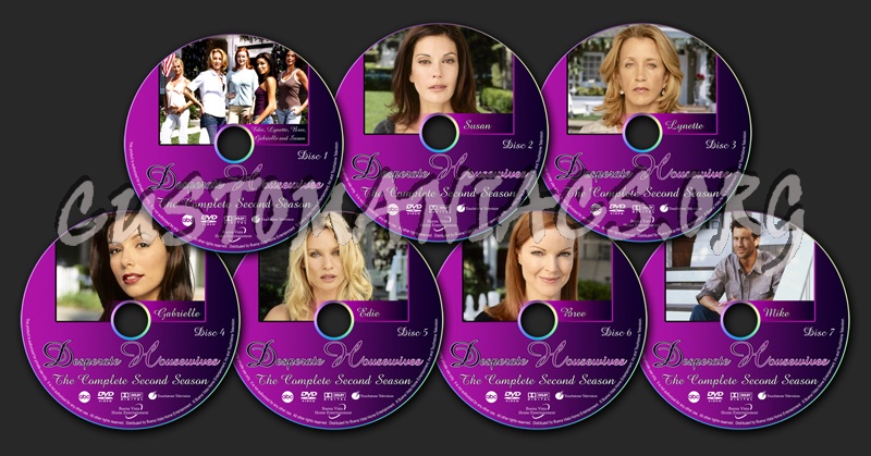 Desperate Housewives - Season 2 dvd label