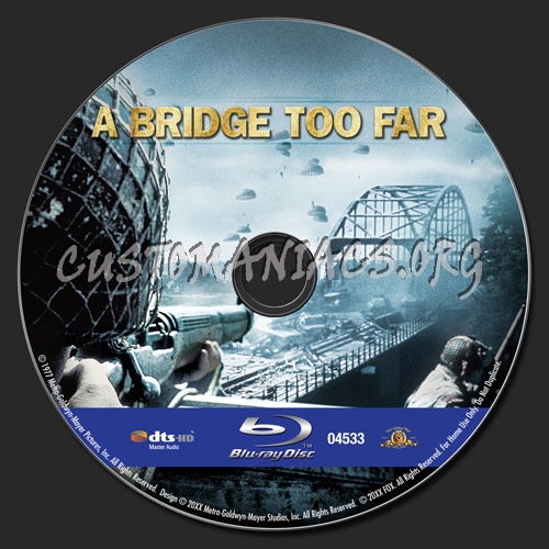 A Bridge Too Far blu-ray label