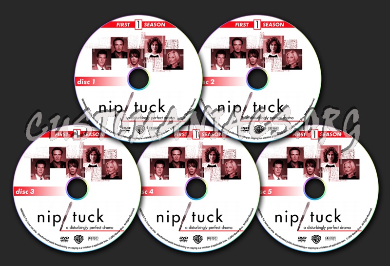 Nip Tuck - Season 1 dvd label