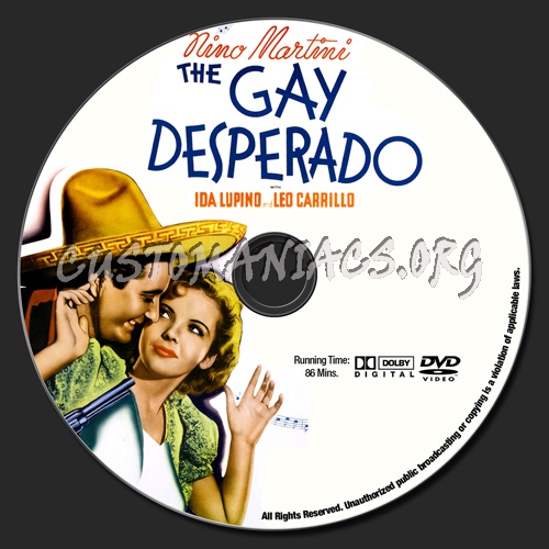 The Gay Desperado dvd label