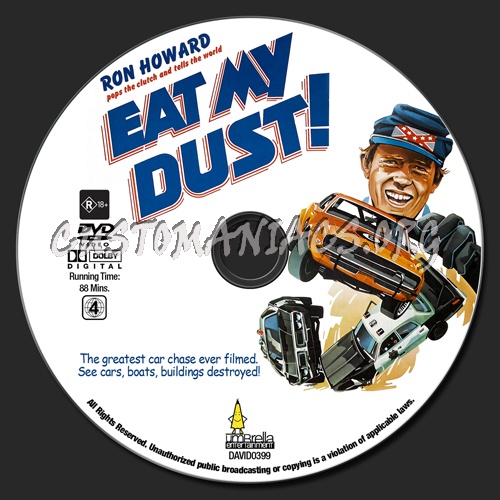 Eat My Dust dvd label