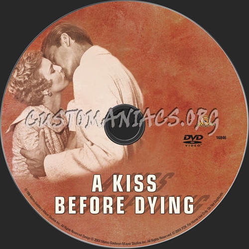A Kiss Before Dying dvd label