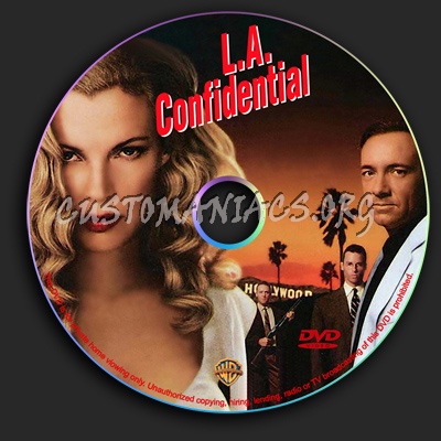 LA Confidential dvd label