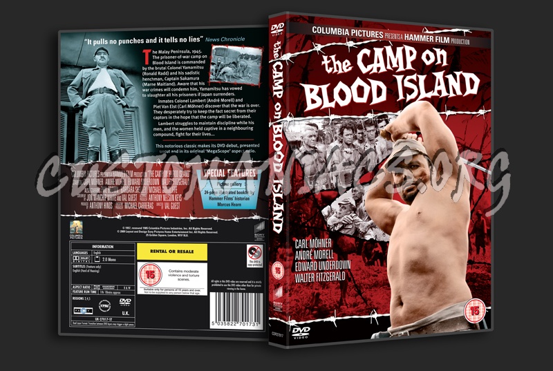 The Camp on Blood Island dvd cover