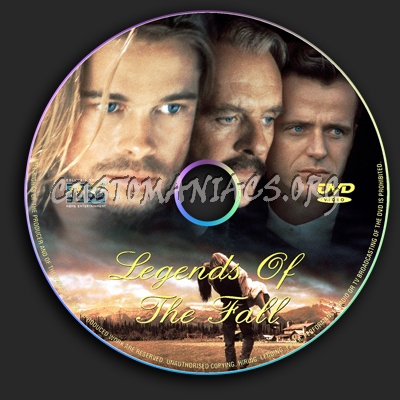 Legends Of The Fall dvd label