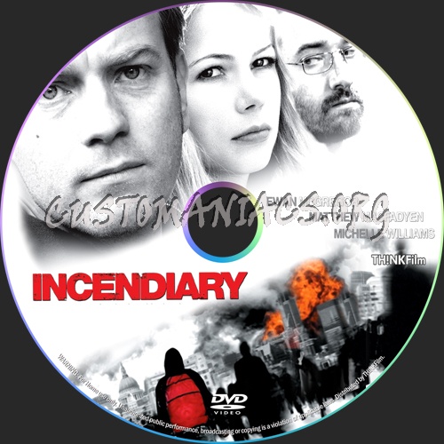 Incendiary dvd label