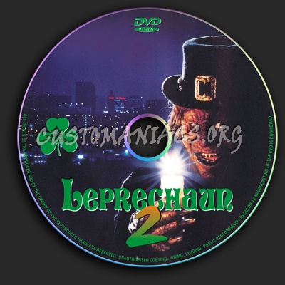Leprechaun 2 dvd label