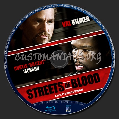 Streets Of Blood blu-ray label