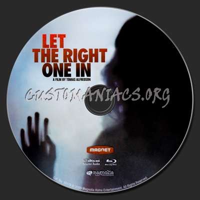 Let The Right One In blu-ray label