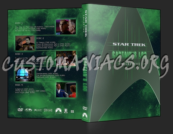 Star Trek Collective - Captain's Log dvd cover