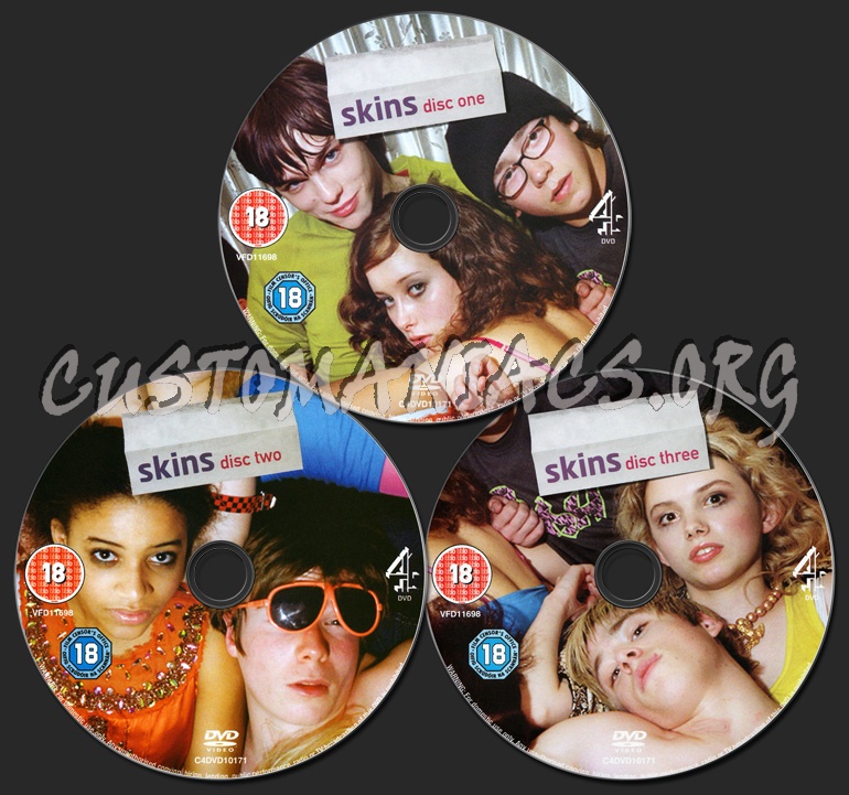 Skins Series 1 dvd label