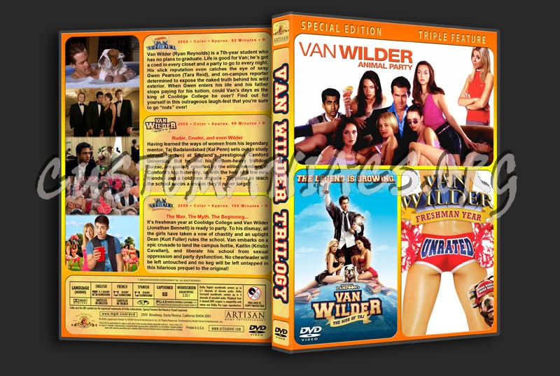 Van Wilder Trilogy dvd cover