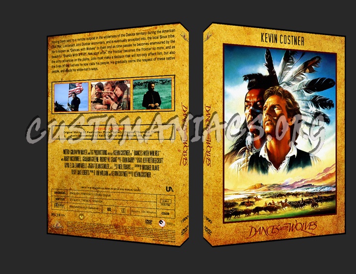 Western Collection Dances with Wolves 1990 dvd cover