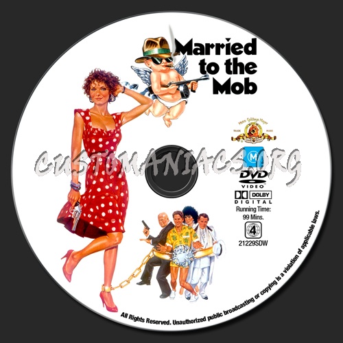 Married To The Mob dvd label