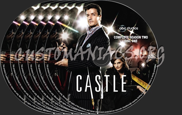 Castle Season 2 dvd label