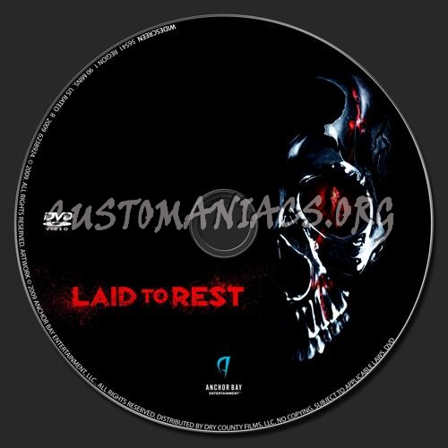 Laid to Rest dvd label