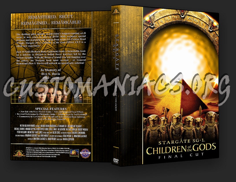 Stargate SG1 - Children of the Gods - TV Collection dvd cover