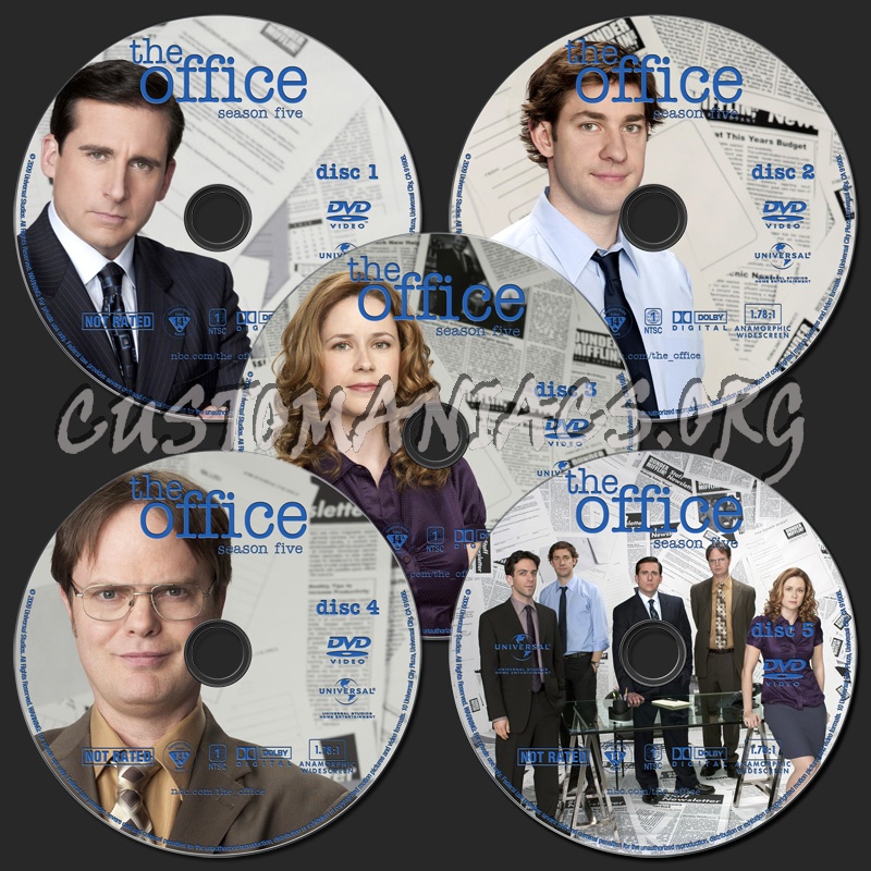 The Office Season 5 dvd label