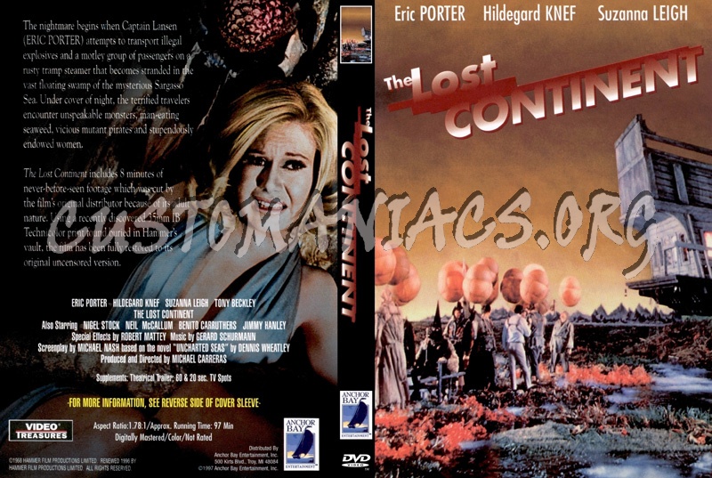 Lost Continent dvd cover