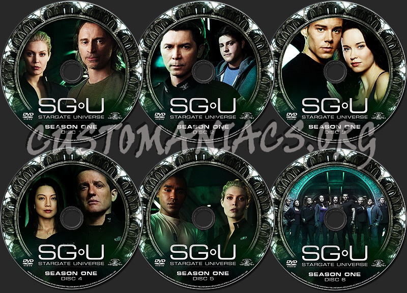SGU / Stargate Universe - Season 1 dvd label