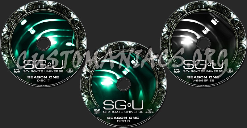SGU / Stargate Universe - Season 1 dvd label