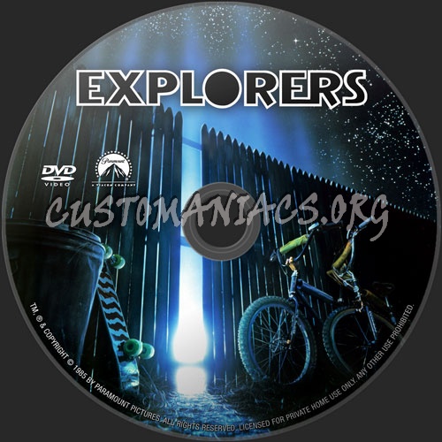 Explorers dvd label