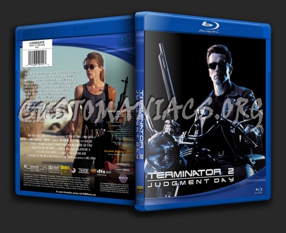 Terminator 2: Judgment Day blu-ray cover