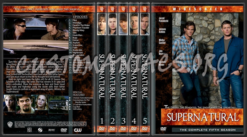 Supernatural dvd cover