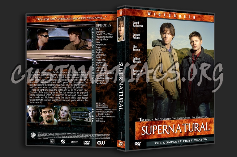 Supernatural dvd cover