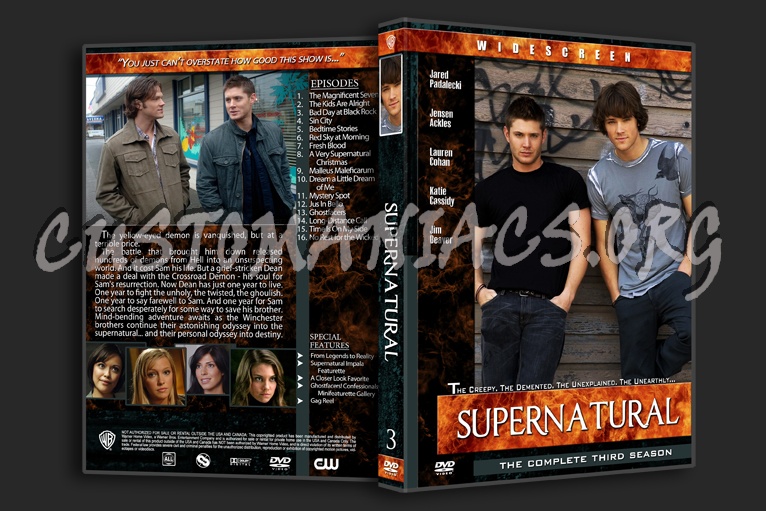 Supernatural dvd cover