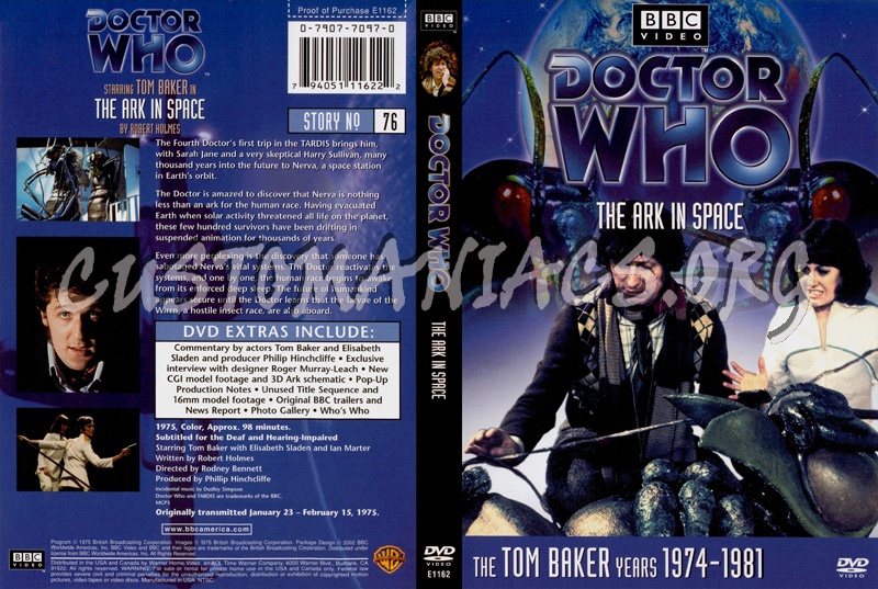 Doctor Who 76 Ark in Space dvd cover