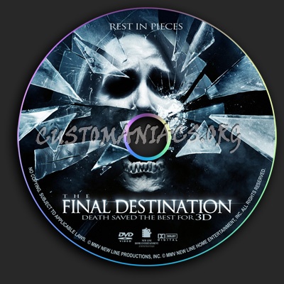 The Final Destination dvd label
