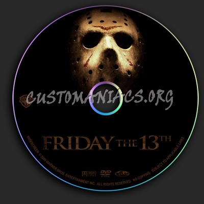 Friday The 13th dvd label