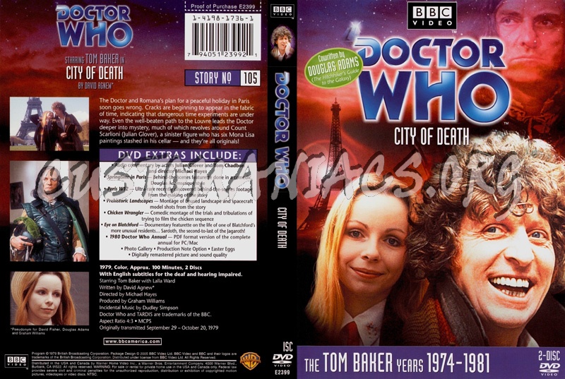 Doctor Who 105 City of Death dvd cover