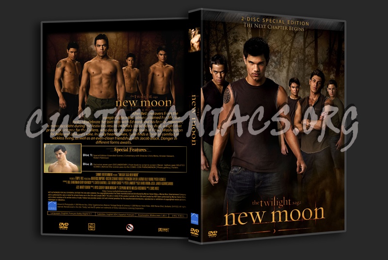 The Twilight Saga - New Moon dvd cover