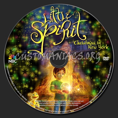 Little Spirit Christmas in New York dvd label