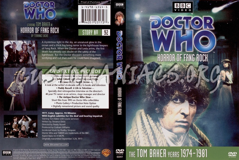 Doctor Who 92 Horror of Fang Rock dvd cover