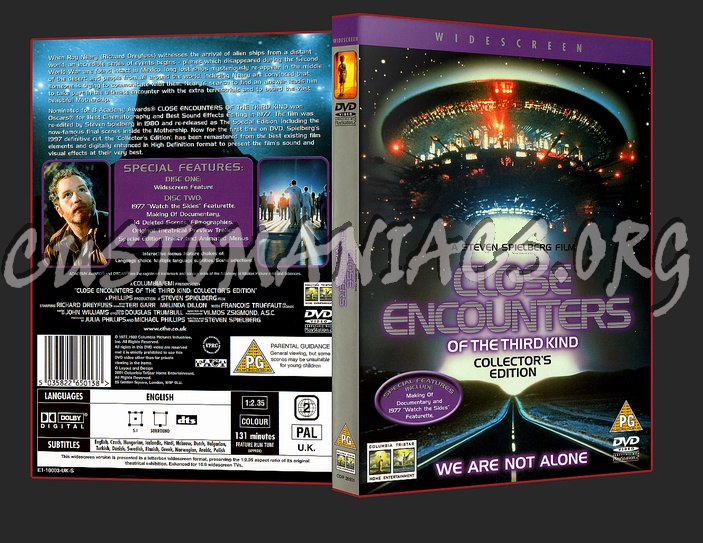 Close Encounters of the Third Kind dvd cover