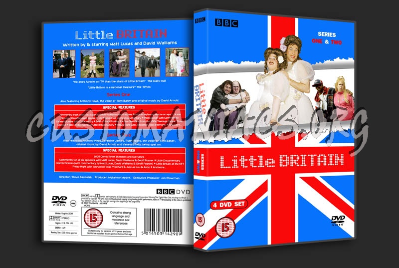 Little Britain Season 1 and 2 dvd cover