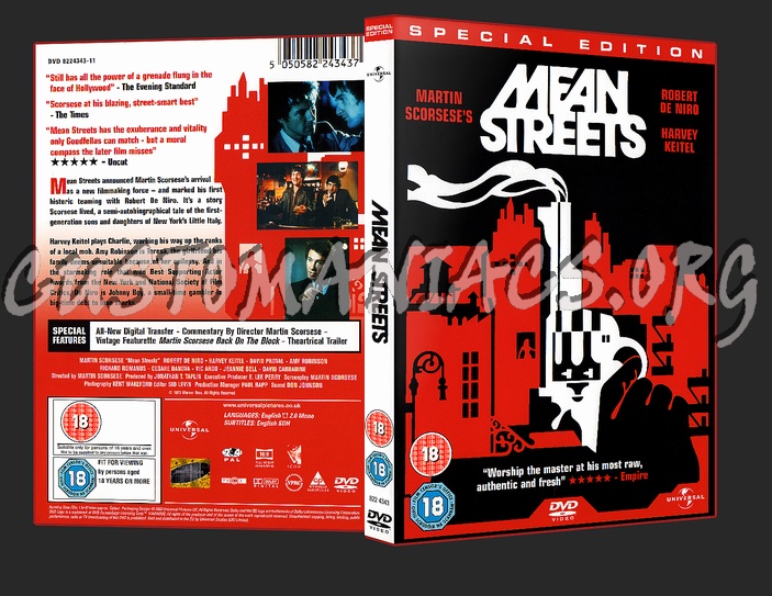 Mean Streets dvd cover