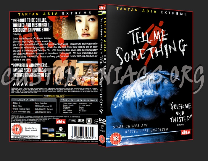 Tell Me Something dvd cover